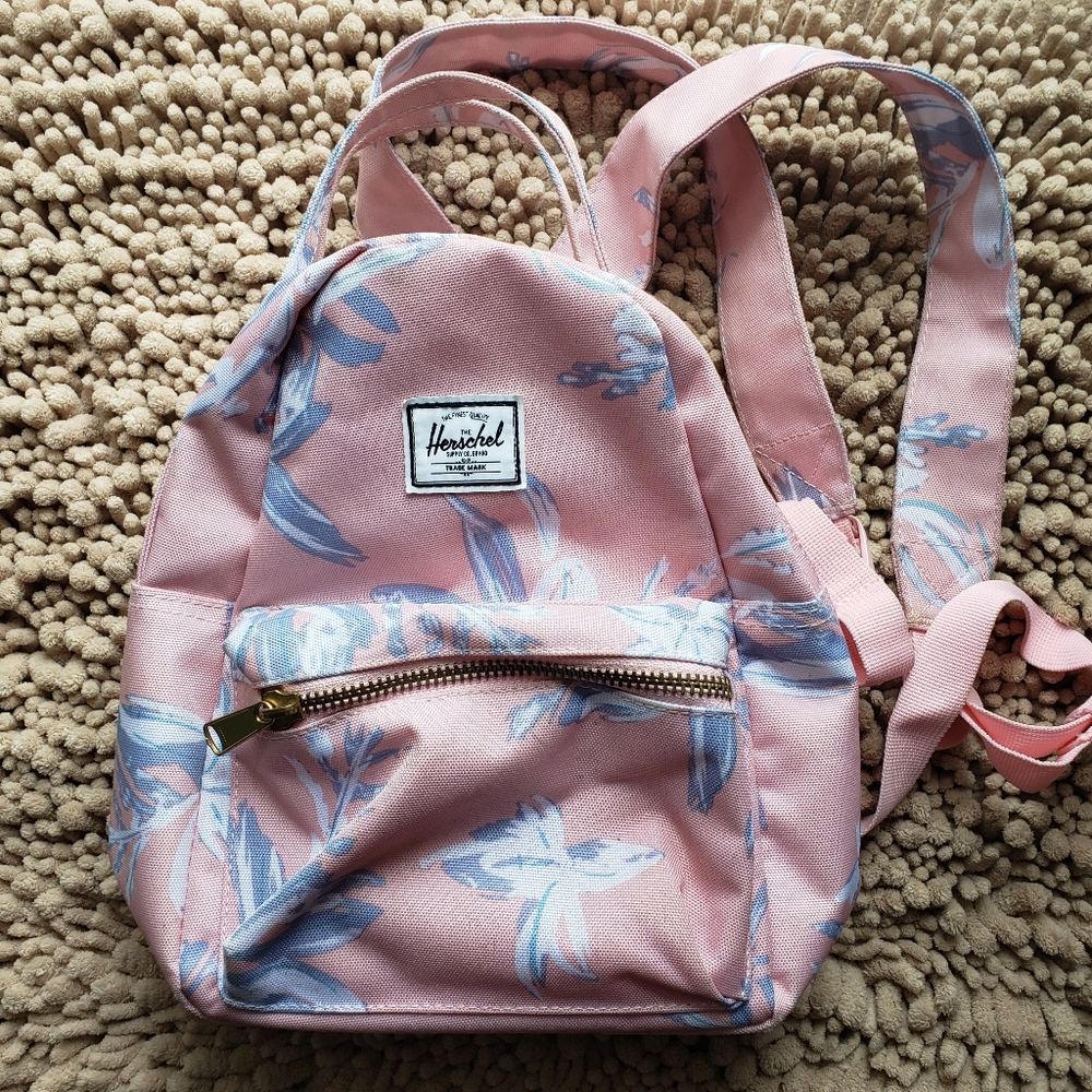 Herschel Backpack Pink Floral Nova Small Backpack